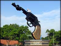 The trouble with guns...